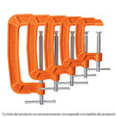 Prensa de hierro nodular Truper para carpintería de 4"