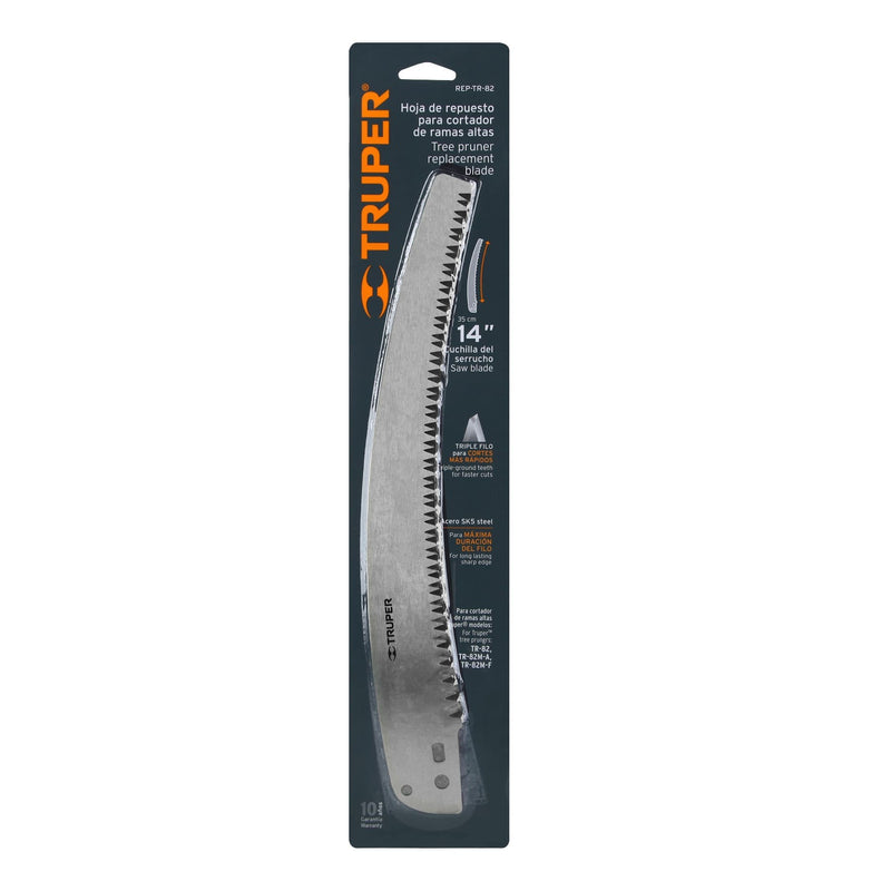 Serrucho para cortadores de ramas altas Truper, fabricado en acero SK5