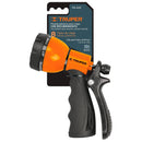 Pistola para riego Truper de 8 funciones, plástica con recubrimiento