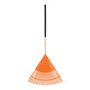 Escoba plástica flexible para jardín Truper de 30 dientes