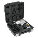 Kit de llave de impacto 1/2" con estuche plástico, Truper