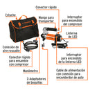 Compresor de aire Truper 12V para auto, portátil