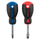 Dúo de desarmadores Pretul 1/4" x 1-1/2", mango Comfort Grip