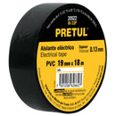 Cinta de aislar Pretul de 18 m x 19 mm, negra