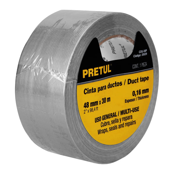 Cinta de 30 m para ducto Pretul, espesor 0.16 mm