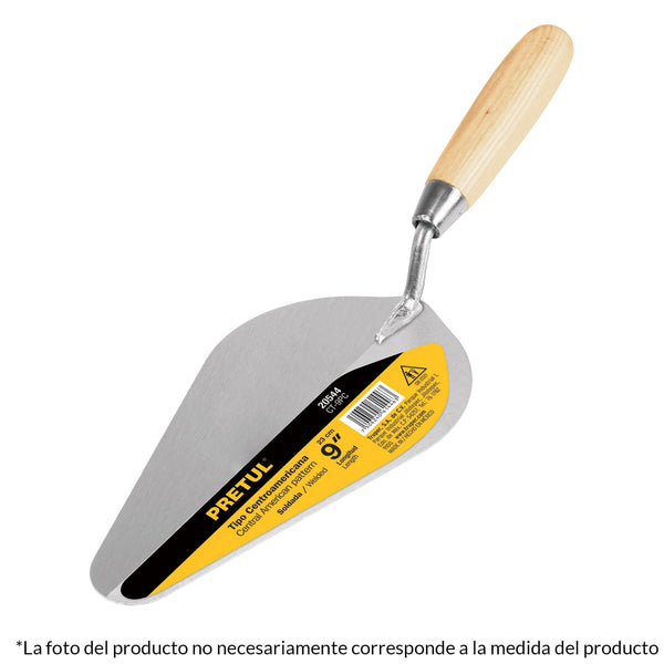 Cuchara para albañil Pretul de 6" (15 cm), tipo centroamericana