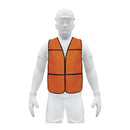 Chaleco de seguridad Pretul para uso de día,naranja
