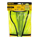 Chaleco de seguridad Pretul con cintas reflejantes, verde