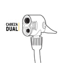 Inflador Manual Pretul, cuerpo de acero