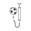 Mini bomba manual para inflar balones Pretul Truper 14.5 PSI