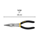 Pinza de punta y corte 7"  (18 cm) mango de vinil, Pretul