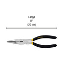 Pinza de punta y corte 8"  (20 cm) mango de vinil, Pretul