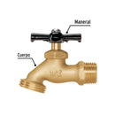 Canilla para jardín Pretul, 1/2" en blister