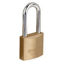 Candado de latón 30 mm gancho largo en blíster, Hermex