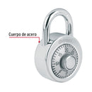 Candado de combinación de disco en blíster, Hermex