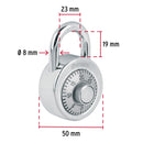 Candado de combinación de disco en blíster, Hermex