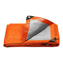 Lona Pretul Truper 5 x 6 m naranja Esquinas con refuerzo de polietileno