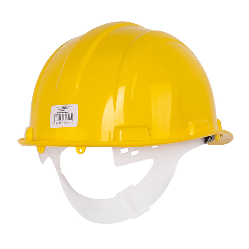 Casco de seguridad Pretul con ajuste de intervalos, amarillo