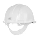 Casco de seguridad Pretul con ajuste de intervalos, blanco