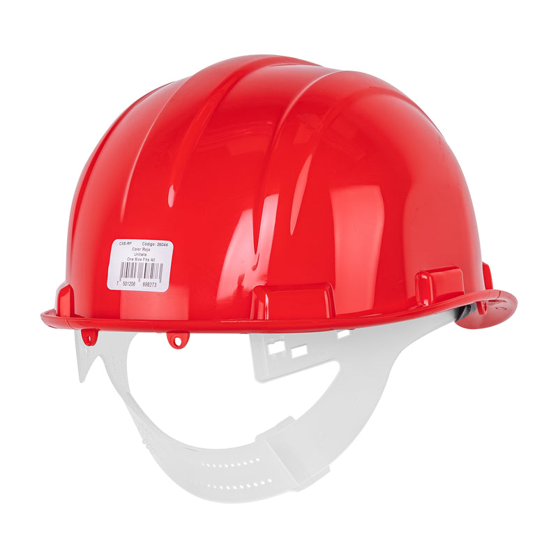 Casco de seguridad Pretul con ajuste de intervalos, rojo