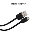 Linterna recargable Pretul Truper con lámpara de emergencia 280 lm