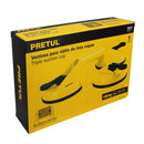 Ventosa de plástico para vidrio Pretul, 3 copas de succión