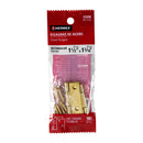 2 bisagras rectangulares Hermex, 1-1/2" acero latonado