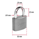 Candado de Hierro Hermex 50 mm gancho corto, nivel de seguridad alta