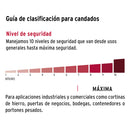 Candado de acero 50mm Hermex, máxima seguridad