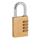 Candado de Combinación Truper Hermex 40 mm cuerpo de latón