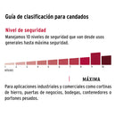 Candado antipalanca 75mm Hermex, cuerpo de latón