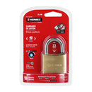 Candado de latón 40 mm Hermex, gancho corto