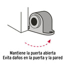Tope para puerta magnético Hermex, acabado latón
