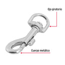 Bandola de zinc de 7/16" giratoria, Fiero