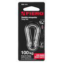 Bandola mosquetón de acero 3/16", Fiero