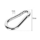 Mosquetón acero Truper 5/16"-3" (8 cm) Fiero