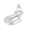 Gancho eslinga de acero forjado 3/4" Fiero, carga 500 kg