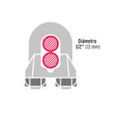 Nudo para cable Fiero de 1/2", tarjeta con 1 pieza