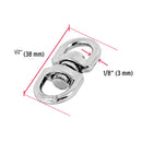 Destorcedor Fiero de zinc, 1/8" para cable