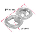 Destorcedor Fiero forjado en acero al carbono, 1/2" para cable