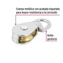 Garrucha metálica Fiero para noria de 3/4"