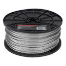 Cable de Acero rígido 3/16" de acero 7x7 hilos, 75 m, FIERO