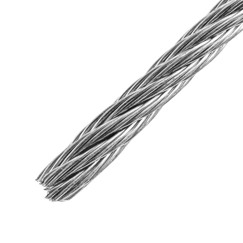 Cable 1/16" de acero 7x7 Truper hilos Fiero 75 metros