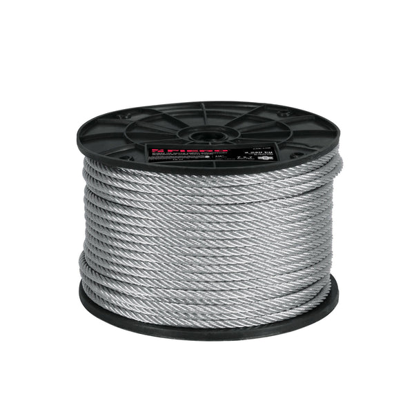 Cable 1/4" de acero 7x7 Truper hilos Fiero 75 metros