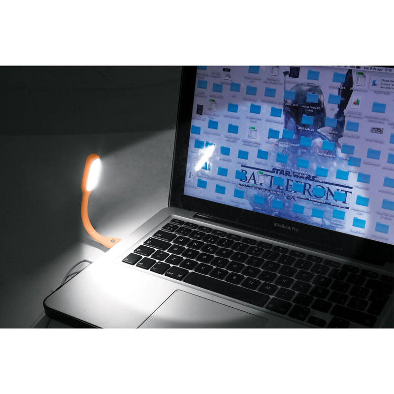 Mini-lámpara flexible Volteck de 5 LEDs 1W para puerto USB