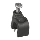 Bolsa con 20 grapas negras Volteck, 6 mm para cable redondo