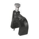 Bolsa con 20 grapas negras Volteck, 8 mm para cable redondo