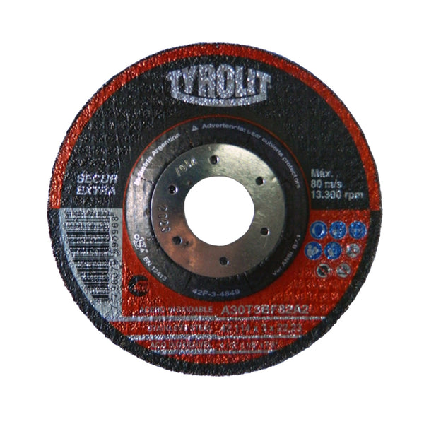 Disco de corte para acero inoxidable Tyrolit 114 x 3 x 22.23mm