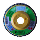 Disco flap para piedra y vidrio Tyrolit 115 x 22.23mm grano 60