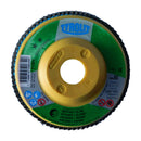 Disco flap para piedra y vidrio Tyrolit 115 x 22.23mm grano 80